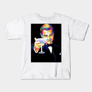 Dicaprio Cheers Pop art Kids T-Shirt